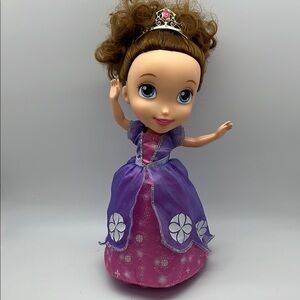 Princess Sofia Doll with Purple and Pink Dress